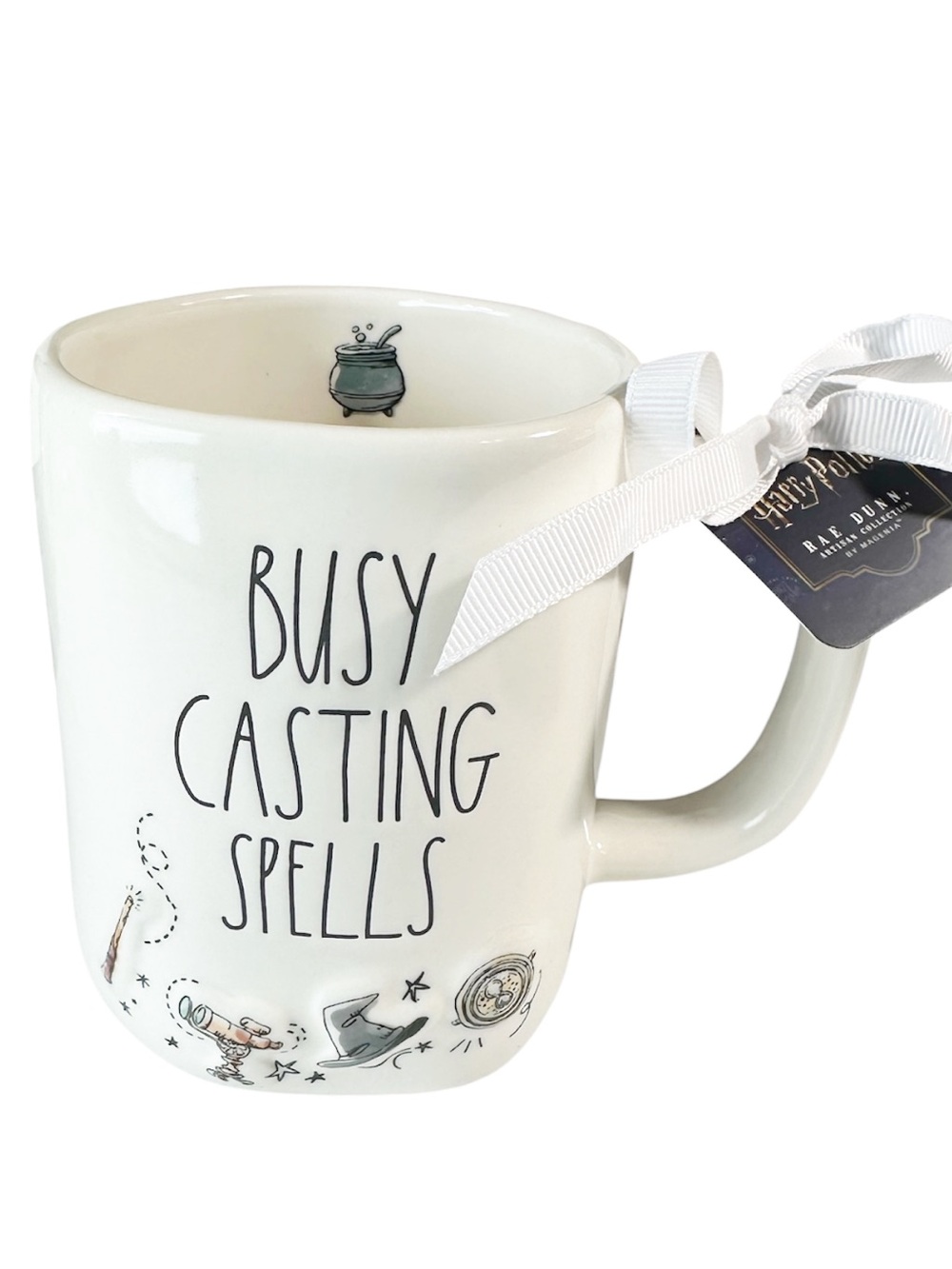 NEW Rae Dunn/Harry Potter BUSY CASTING SPELLS Mug
